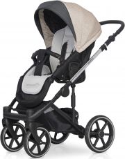 Детская коляска 2 в 1 Expander Exeo 04 Mocca (черная ткань – бежевая ткань)